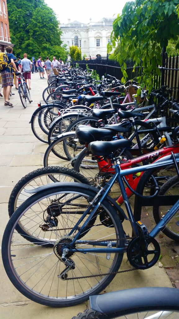 Bike Rack | Backpacking in Cambridge | Backpacking with Bacon