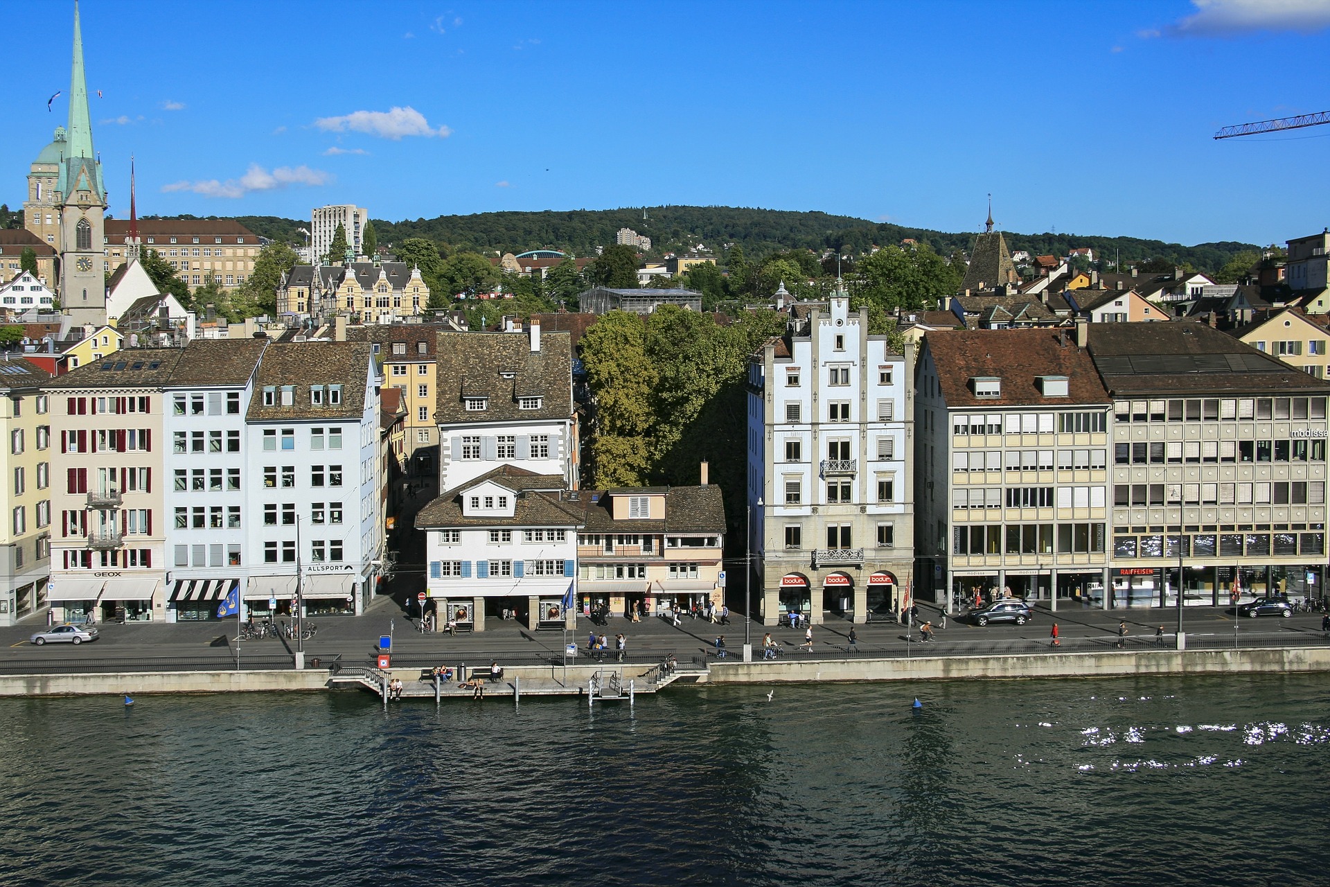 Zurich River Switzerland | Backpacking with Bacon | Backpacking in Switzerland