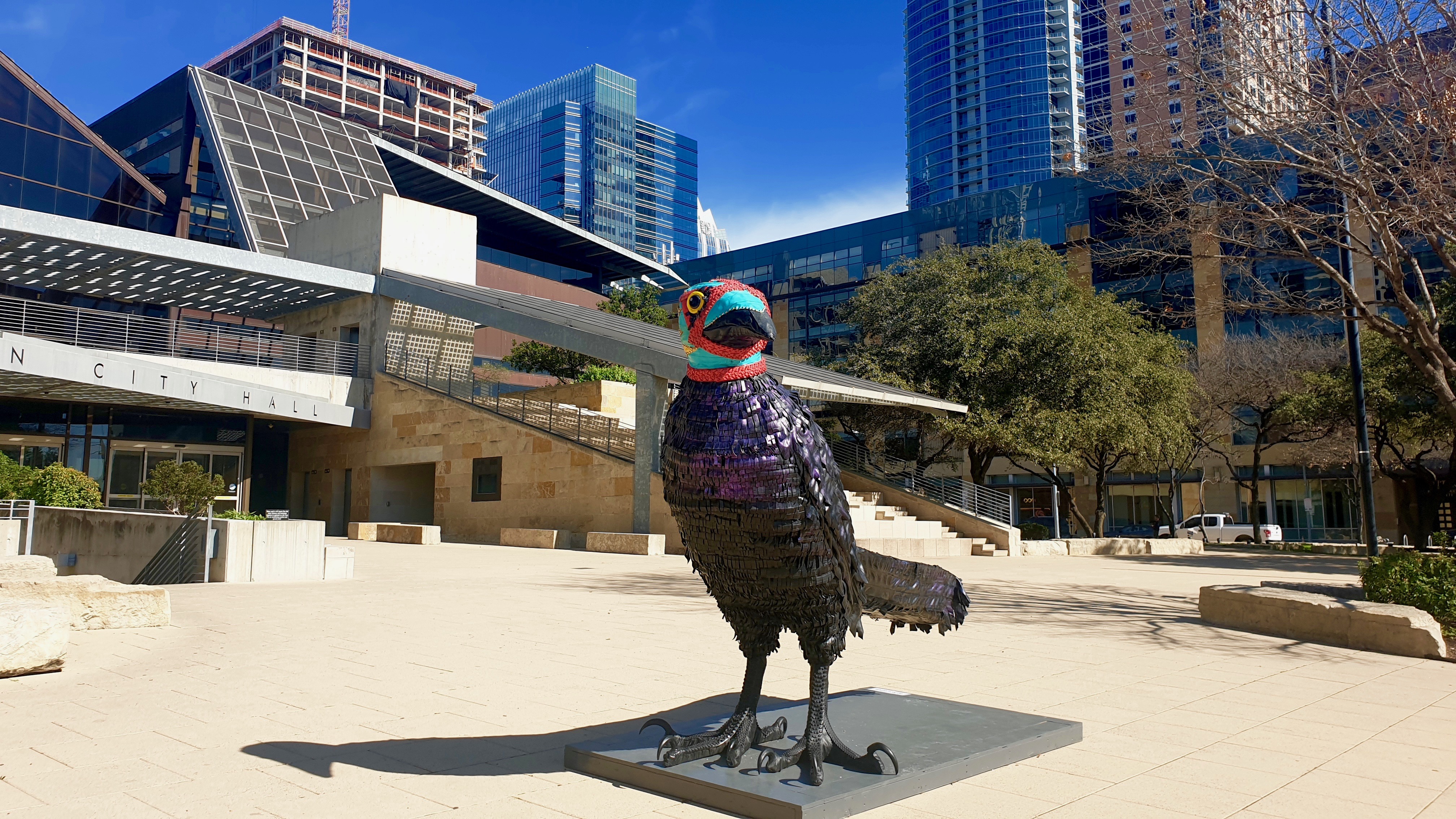 Austin Statue | Backpacking with Bacon | Solo Travel Blog